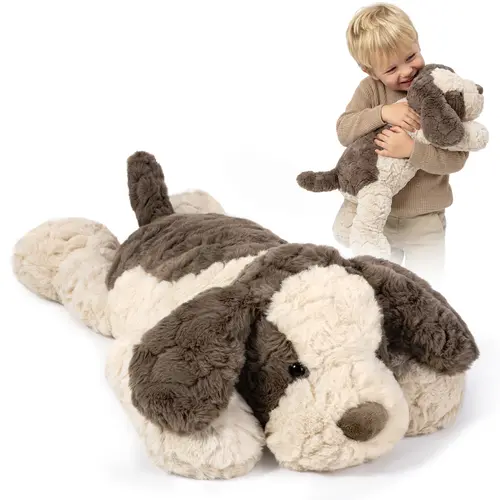 #sohochic MOREFEEL AI Talking Plush Toy Dog with Smart Interactive Features or Classic Soft Stuffed Puppy – Washable Plush Toy for Kids Boys & Girls