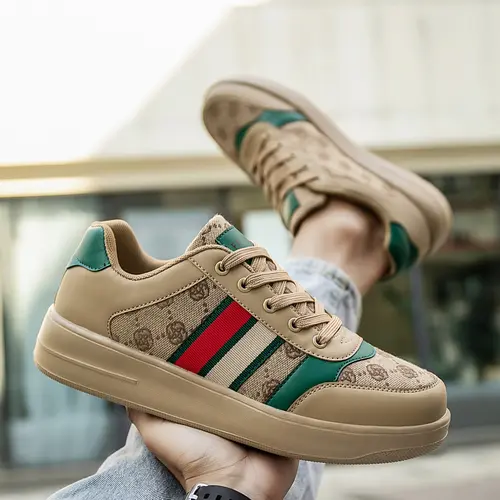 Unisex Retro Patchwork Sneakers, Breathable Casual Canvas Shoes, Versatile Low-Top Board Shoes for School & Commute, Lace Up Trainers, Trendy Style, Sports Shoes, Walking Shoes