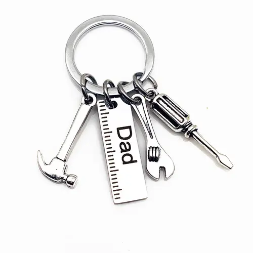 Father’s Day Keychain Gifts for Dad & Papa, Father Daughter Son Gift,  Mens Gifts for Dads, Ideal Father's Day Car Key FashionAccessory
