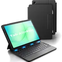 Dexnor for Samsung Galaxy Tab A11+ Plus Case with Keyboard Ultra-Light Ultra-portable, Magnetic Folio, Multi-Touch Trackpad, Backlit, Stylus Holder, for 11" Galaxy Tab A11+ Plus 2025[ONLY Keyboard, NOT Tablet Included]