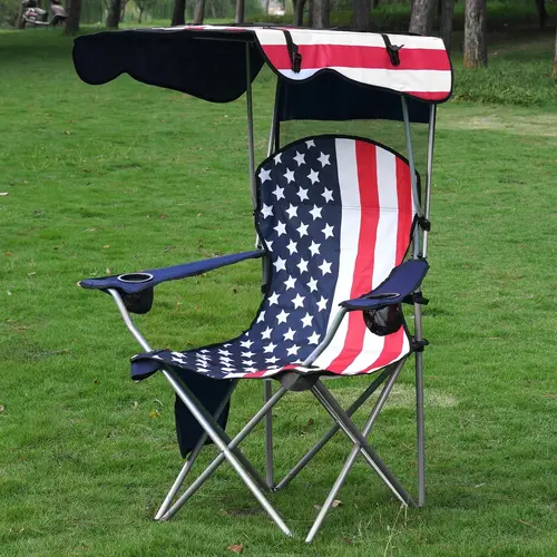 【SummerVibes】New Upgrade Wide lawn chair, Uhair camping chair with foldable sunshade, suitable for beach camping, foldable outdoor fishing/sports | Comes with two cup holders and storage bag,home decor,camping essentials