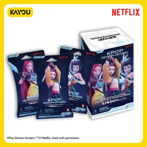 KPop Demon Hunters-Collectible Trading Cards-Energy Edition-001-NA-Series 1-A Buy 4 Get 1 Free PR Card, Card Collectibles, Pull Collectible Cards