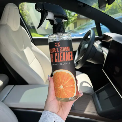 Complete Interior & Exterior Car Cleaner - Streak-Free Shine - Car Cleaning Supplies - 2-in-1, Car Detailing Products, Cars, Spray