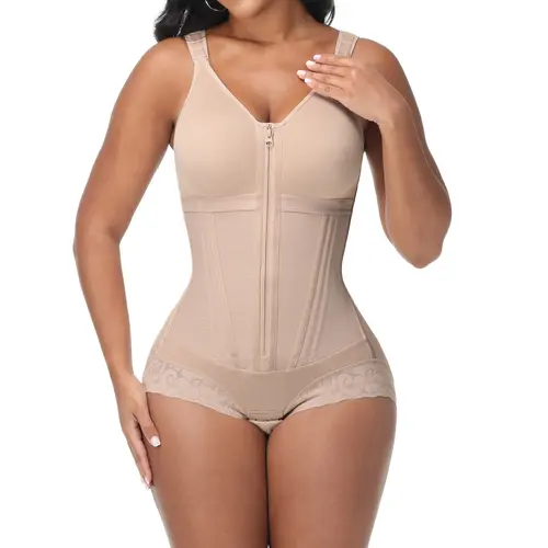 SHAPSHE Women's Waist Shapewear Full Body Shapewear, Womenswear Underwear Bodysuit with Zipper and Hooks