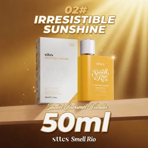 New!50ml Sttes Perfume 02 Irresistible - Perfume for Women - Pistachio, Vanilla & Salted Caramel Eau de Parfum 50ml,back to school,sohochic
