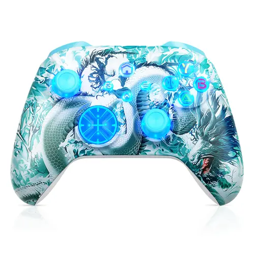 Multi-Platform WiFi Wireless Controller for Xbox 1/Series X|S, Windows 10/11 - Hall Trigger, Turbo & Macro Programmable Gamepad, RGB Indicator, 3-Way Connectivity, Gift Ideas for Gamers, TikTokShopStockUp tiktokshopspringglowup,sohochic