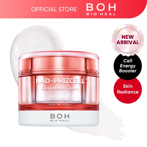 [NEW] BIOHEAL BOH NAD-PRIZCELL Cell Energy Booster Cream 1.69 fl oz | NAD Capsule Face Cream for Radiance & Firmness, Skin Barrier Support, Glow-Boosting Korean Skincare Moisturizer
