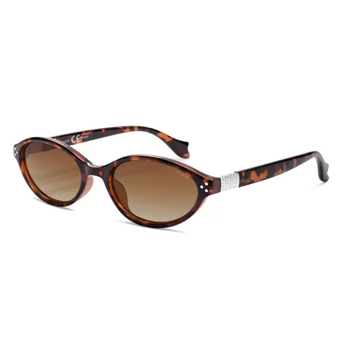 SOJOS Ocean Collection Retro Oval Polarized Sunglasses for Women Men Lightweight Narrow Shades