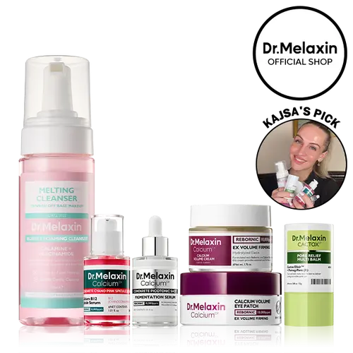 [Dr.Melaxin Official KAJSA's Pick] KAJSA's Viral Skin Barrier Boost Set infused with Calcium, Collagen, Cactus, and Spicule to lock skin barriers and reveal a youthful glow