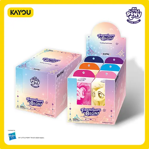 New My Little Pony TCG Sealed Set - Series 1 Assorted Box with Trading Card Packs, Cartoon Non-Sports Collectibles for Pulling Cards - 001A-NA