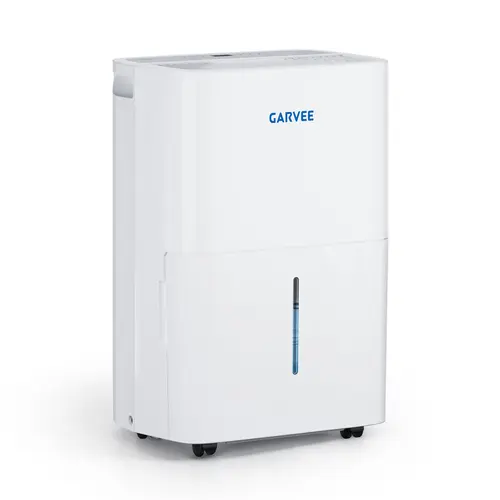 Garvee 50/75/100-Pint Home Dehumidifier, Suitable for Spaces Up to 4500 Sq.Ft, 1.45Gal Large Water Tank & Reusable Air Filter, 50dB Quiet Operation with Auto Shut-Off, Perfect for Basement, Bedroom and Bathroom