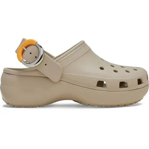 Crocs Women's Classic Platform Buckle Clogs