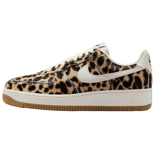 Women's Nike Air Force 1 Low 'Cheetah Print' Classic Sneaker - Premium Leather, Durable Rubber Sole, Low Top, Cheetah Print Accents, Sporty Chic, Streetwear Heritage, Everyday Wear, Casual Walking Athletic Footwear with Luxe Daily Feel