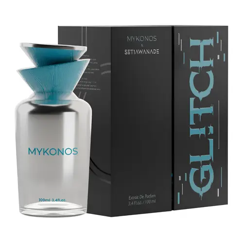 Mykonos Glitch for Unisex Extrait de Parfum Spray, 3.4 Ounce