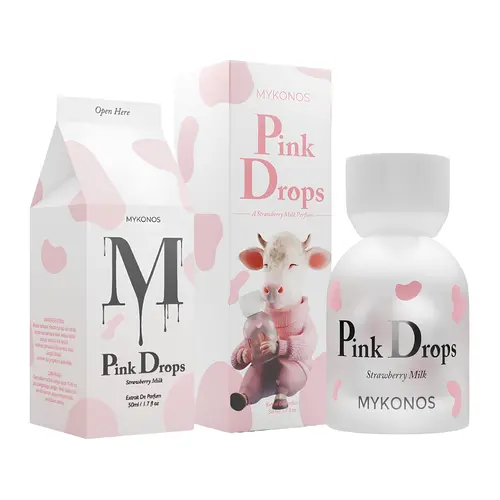 Mykonos Pink Drops for Unisex Extrait de Parfum Spray, 1.7 Ounce