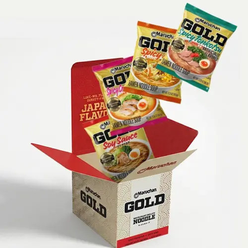 Maruchan GOLD Variety Pack - Elite Tier Japanese Instant Ramen Noodles, Non-Fried Pantry Food