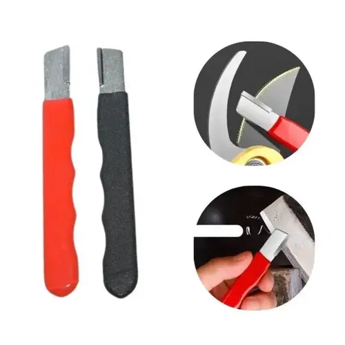 3-Count Portable Manual Kitchen Knife Sharpener - Professional Kitchenware Tool for Knives & Garden Shears, Precision Edge Sharpening, Random Colors,sohochic