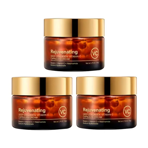 Korean Cream | Collagen & Vitamin C Moisturizer | Advanced Radiant & Firming Formula | Deep Hydrating K-Beauty Facial Care for Glowing Skin,sohochic