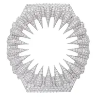 UCCIYO CMW39 18 Karat Gold-Plated Lab-Grown Moissanite Diamond Studded Watch Bezel & Case, GA2100 Compatible Universal Ice Out Copper Crystals Hip-Hop Jewelry, Casual Party Fashion Unisex Gift