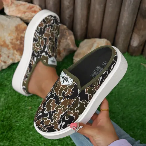 Women's New Casual Rubber Thick Soled Mules, Large-Size Leopard Print, Comfortable Lightweight Footwear, Slip-On Shoes for School & Vacation