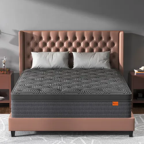 Gel Memory Foam  Hybrid Pocket Spring Twin Full Queen King Bed  In A Box, Euro Top Medium Firm For Back & Lumbar Support, Individual Pocket Spring Bed For Motion Isolation & Fiberglass Free mattress  clearance