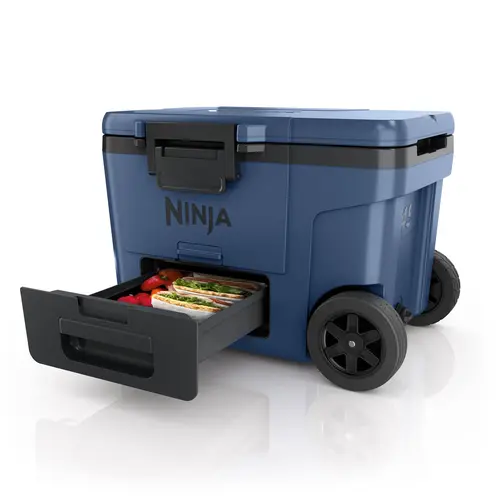 Ninja FrostVault 45qt Cooler with Wheels in Lakeshore Blue - FB245