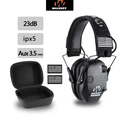 Wired Head-Mounted Electronic Hearing Protectors - Noise-Reduction Ear Protection Safety Gear for Shooting, Versatile Use, Halloween, Christmas Work Safety Equipment