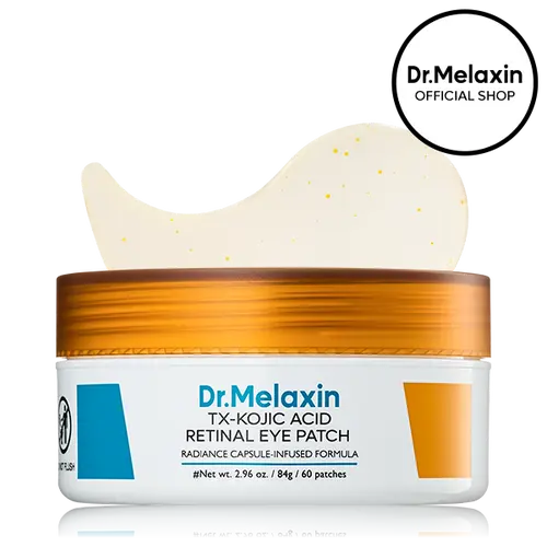 [Dr.Melaxin Official] TX Kojic Acid Retinal Eye Patch 60ea Korean Skin Care Cosmetics for Dark Circles Puffiness Radiance Anti-Aging Wrinkles