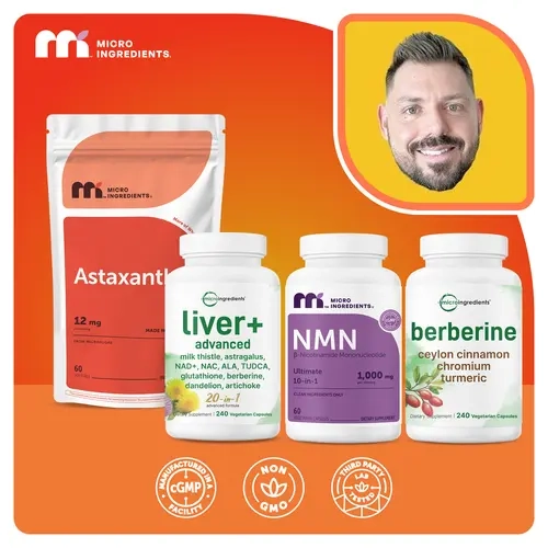Zitting’s Cellular Core Bundle: Liver advanced, Berberine, NMN Complex & Astaxanthin