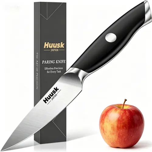 Huusk Summervibes Household Peeling Knives Set - Portable Knives with Ergonomic Handle, Precision Tip Guides Cuts, Effortless Peeling, Practical Yet Elegant Christmas Gift