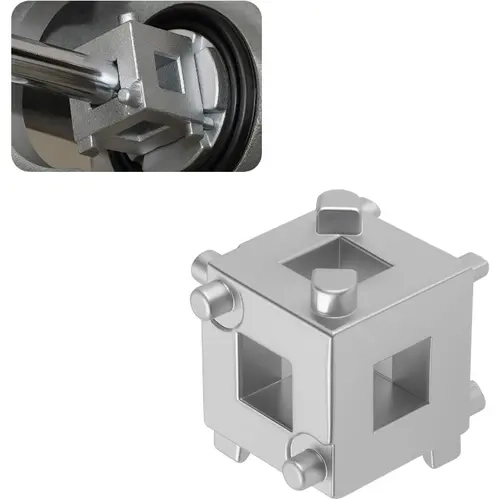 Cube Brake Caliper Compression Tool - 3/8" Drive, 5-Side Fit Automotive Tools & Gadgets for Disc Brakes Rear Service, Car Repair Assembly-Disassembly Accessory,toolupgrade