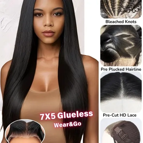 28 Inch Long Straight Wigs for Women, Gorgeous Fluffy Wigs without Bangs, Synthetic Lace Front Wigs, Synthetic Hair Wigs for Party, Daily Use, Daily Wear Wig