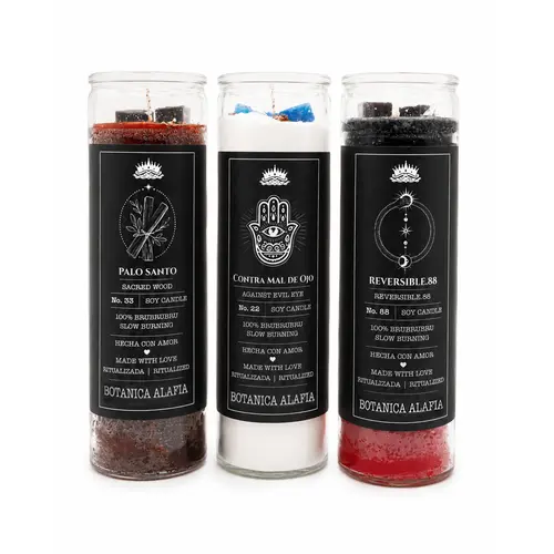 Bye Bye Mala Racha Trilogy Luxury Soy Wax Jar Candle Collection, Minimalist Wood & Glass Home Decor Candles