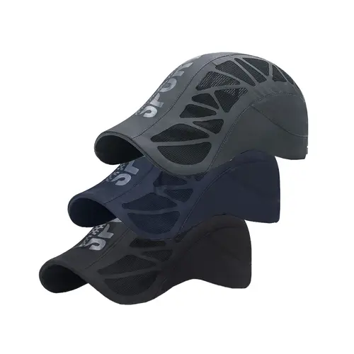 Adults' Classic Baseball Cap for Casual Wear - Quick-Drying Polyester Men's Hat with Breathable Mesh, Adjustable Cooling Cap Hat for Beach, Breathe Easy Outdoor Sports,sohochic