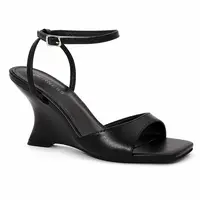 BERNESS Kaylani Women's Wedge Sole Sandals - Sculpted Ankle Strap Platform Heels Footwear, Comfortable Elevated Shoes for Party & Daily Wear, Wedge Sole Women's Sandals