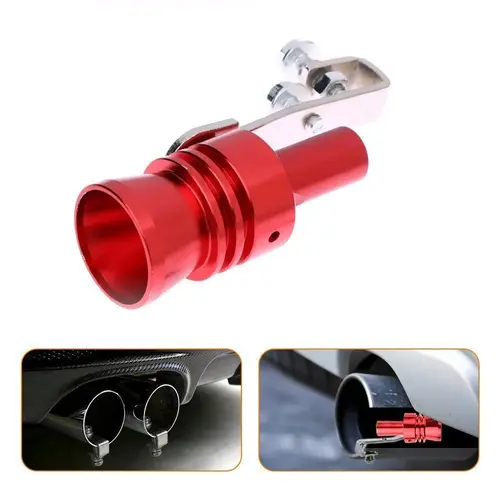 【ToolUpgrade】Stainless Steel Universal Vehicle Sound Simulator - Auto Accessories Engine Enhancement Tool with Universal Mounting for Car,Truck,SUV That Adds Turbo Roar