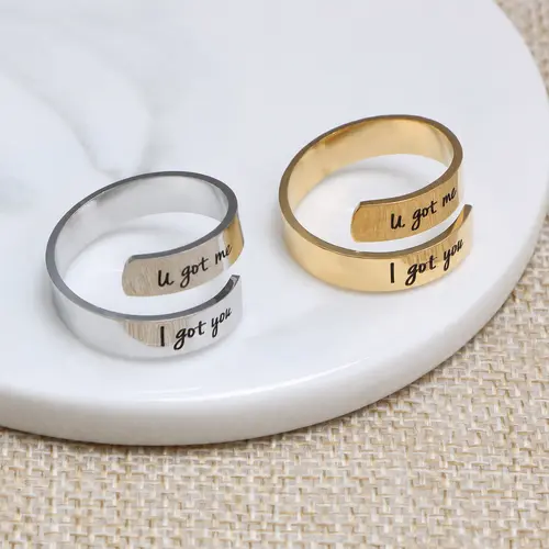 You Got Me I Got You Ring - ARMY Inspired Adjustable Matching Ring, Couple & Friendship Gift ring