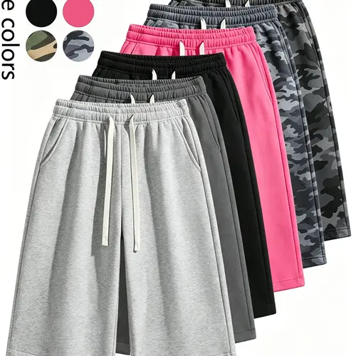 Men's 3/4 Breathable Quick-Dry Plain Beige Athletic Shorts - Casual Activewear Bottoms for Gym, Running