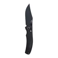 MUCTAC Ember & Smoke Folding Knife – 14C28N Steel, Crossbar Lock, EDC