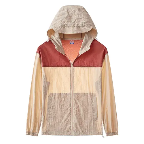 2-Piece Women’s UPF50+ Sun Protection Jacket Set – Breathable perforated design, versatile hooded jacket, quick-dry outerwear for outdoor hiking/cycling, everyday casual wear, and fitness; portable jackets Asian Womenswear