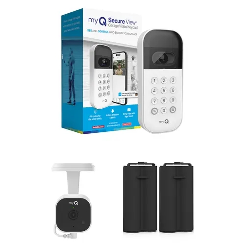 myQ Garage Starter Kit with Rechargeable Battery Bundle