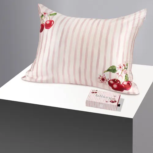 Blissy Botanics Silk Collection – Pillowcase, Sleep Mask & Scrunchies – 100% Mulberry Silk