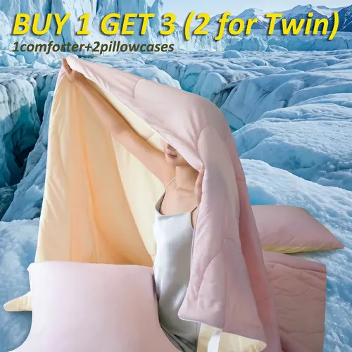 【Back to School】DOWNCOOL Cooling Comforter for Hot Sleepers – Q-MAX>0.4, Instant Cooling 6°C Down, Lightweight Summer Cooling Blanket with Light Gravity Feel, Pet Hair Resistant & Anti-Snag, Cool Touch Blanket, Solid, Cooling Sleep,sohochic