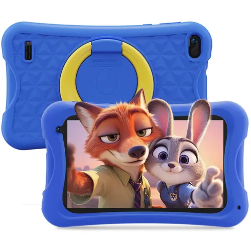 DigiLand 7-inch Android Kids Tablet for Kindergarten Boy, 4GB+32GB with Case, Parental Control, 3000mAh Battery, Dual Digital Camera, BT 5.0, WiFi, Headphone Jack, USB-C, Birthdays/Xmas Gift,toolupgrade
