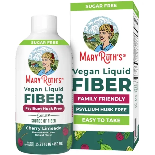 MaryRuth's Liquid Fiber for Ages 1+ - Up to 7g Fiber - FiberSMART Tapioca Fiber - Baobab Fruit - Psyllium Husk Free - Excellent Source of Fiber - Vegan - Gluten Free - No Added Sugar - 16 oz