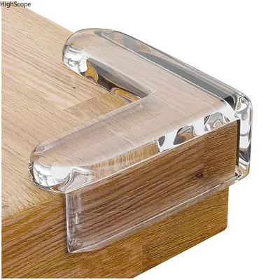 16 Pack Clear Furniture Corner Protectors Silicone Edge Guards