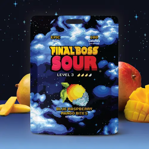 Blue Razz Mango Bites (Level 3) (1 or 4 Pack) Sweet Fruity