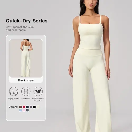 Women's New Yoga Set, High-End Running Quick-Dry Sports Wear, Slim Fit for Outdoor Activities, Fitness, Fitness Outfits, Outdoor Sportswear, Yoga Fit Sets