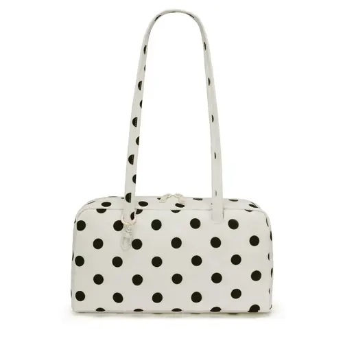 Nylon Bowler Bag, Top Handle Tote Bag with Key Leash, Casual Large Commuter Work Bag, Fashionable Shoulder Handbag for Everyday Use tiktokshopbacktoschool