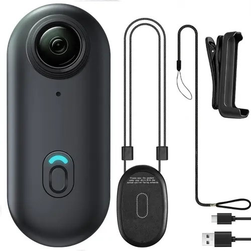 Mini  Camera 4K/1080P HD – Ultra Portable Pocket Action Cam with 120° Wide Angle | Hands-Free Wearable Camera for Travel, Vlog & Outdoor, Rechargeable, Microsd, Hd Video, 800Mah